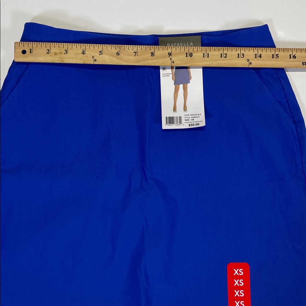 Rafaella Blue Skort Womens XS NWT Stretch Golf Tennis Skirt UPF - Picture 4 of 8